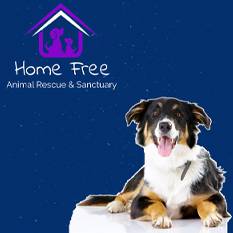Logo for Home Free Animal Rescue Sanctuary.