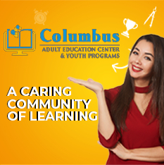 Square Banner image of Columbus Adult Education Center & Youth Programs.
