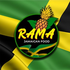 Logo of RAMA Jamaican food.